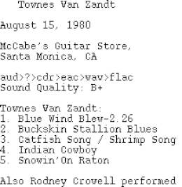 1980-08-15  McCabes Guitar Shop-Santa Monica-CA