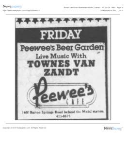 1984-06-29  PeeWees Beergarden-Austin-TX