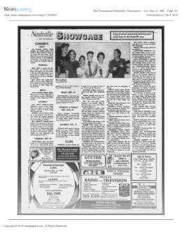 1985-09-19  and 20 the Boardwalk Cafe-Nashville-TN 2