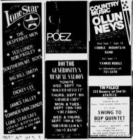 1977-09-20  and 21-the Lonestar Cafe-New York City-NY