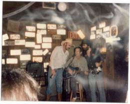 1984-12-29  TvZ Blaze Foley and Jon Emery at the Austin Outhouse