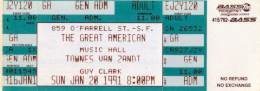 1991-01-20 -Great American Music Club-San Francisco-CA