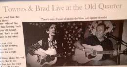 1996-10-05 -Townes and Brad Brown at the Old Quarter